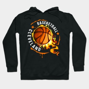 Graphic Basketball Name Cleveland Classic Styles Hoodie